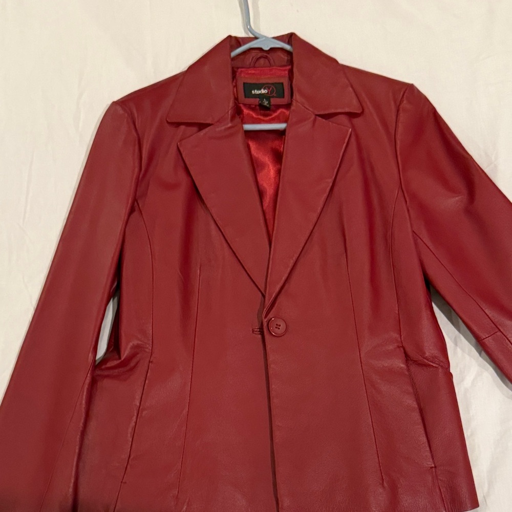 Studio Y Red Blazer Jacket